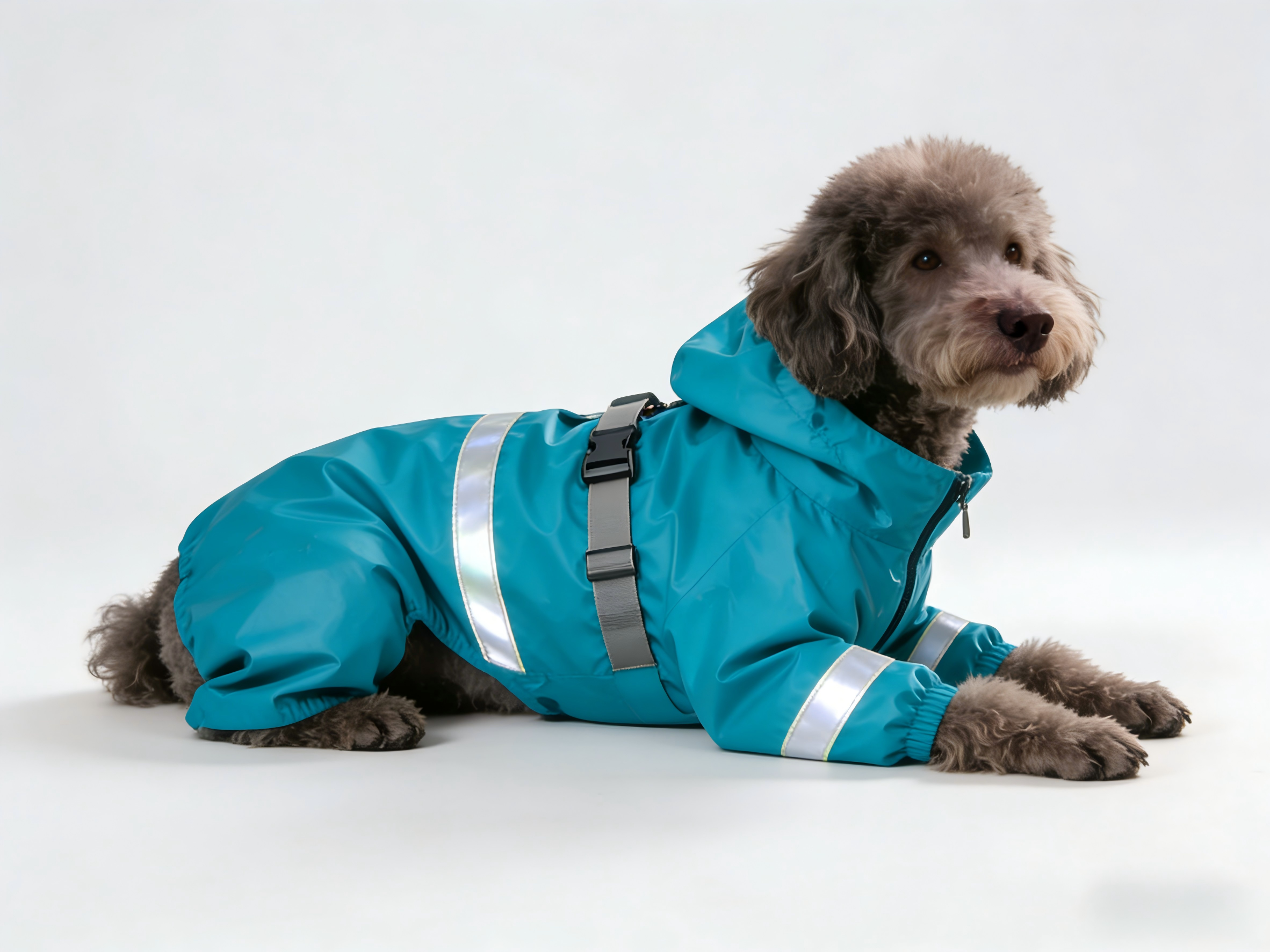 Waterproof Dog Jacket with Reflective Stripes